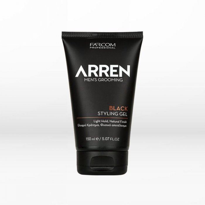 Farcom Professional Arren Men Grooming Black Styling Gel 150ml